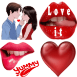 lips kiss and love stickers wastickerapps 150x150 - ملصقات الشفاه للواتساب - Lips, Kiss and Love Stickers WAStickerApps