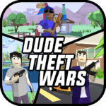dude theft wars offline games 150x150 - لعبة Dude Theft Wars