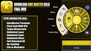 كين ماستر الذهبي KineMaster Gold مهكر 3